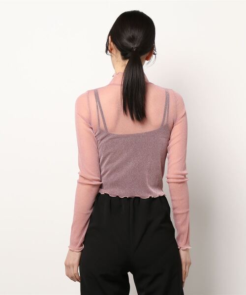 [TINA:JOJUN] трикотажный джемпер с длинным рукавом M бежевый женский 