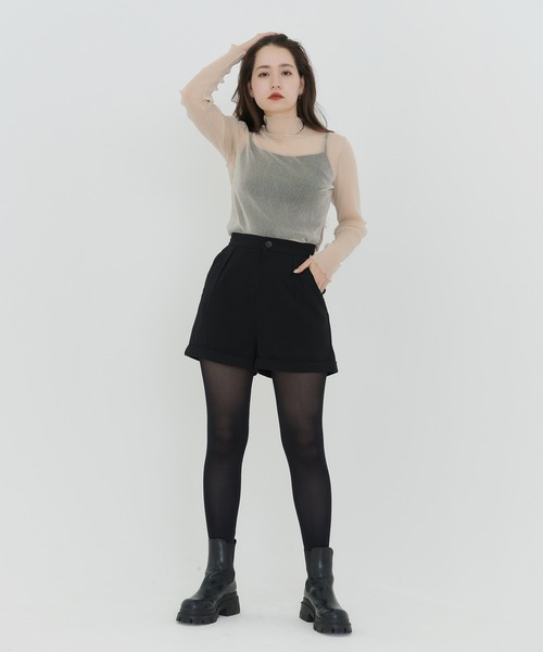 [TINA:JOJUN] трикотажный джемпер с длинным рукавом M бежевый женский 