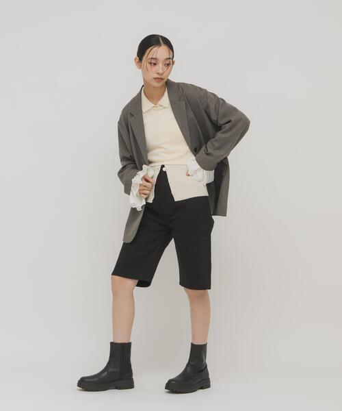 本日限定価格★KBF フリルスリーブテーラードジャケット KBF｜フリルスリーブテーラードジャケット | Rakuten Fashion(楽天