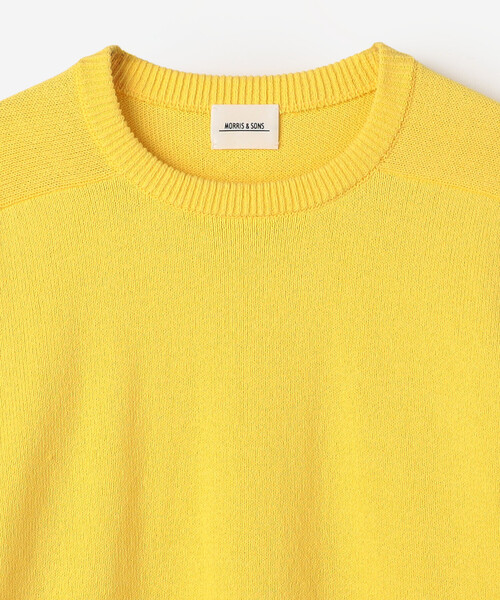 セーター ニット MORRIS ＆ SONS | コットン サドルショルダーニット MEN メンズ_12