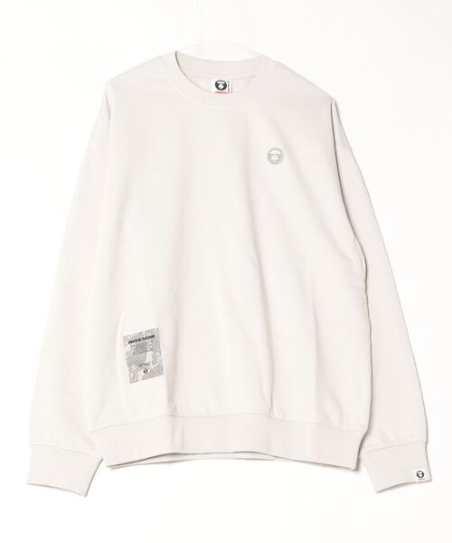 「AAPE BY A BATHING APE」 「AAPE NOW」スウェットカットソー X-LARGE グレー系その他6 メンズ_画像2