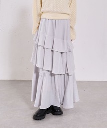 美品✨トリココムデギャルソン ティアードフリルロングスカート