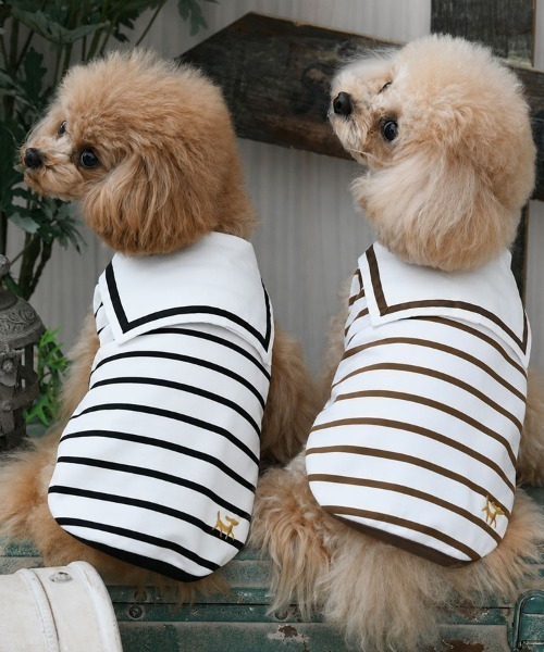 T.G.I.F セーラーカラー ボーダー 犬服 ROPE' PICNIC（ロペ ピクニック） 犬 服 ROPE' PICNIC/セーラーカラー