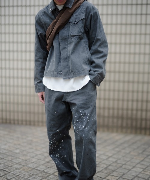 yamai スノーピーク　カバーオール　サイズ1 Waxed Cotton Coverall Jacket| スノーピーク(Snow Peak)