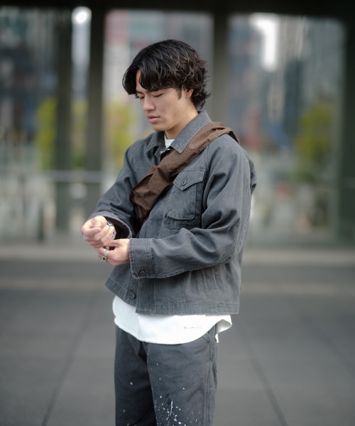 peak 焚き火 カバーオール ジャケット アラミド 未使用タグ付き スノーピークのTAKIBIシリーズ最新作は、タフなダック地採用でワーク