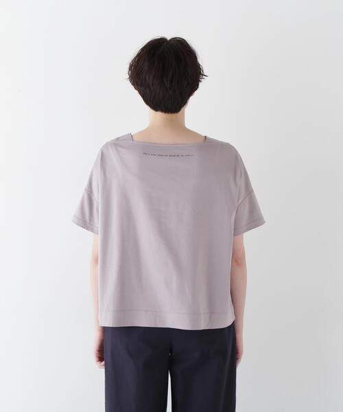 「human woman」 半袖カットソー MEDIUM グレー レディース_画像6
