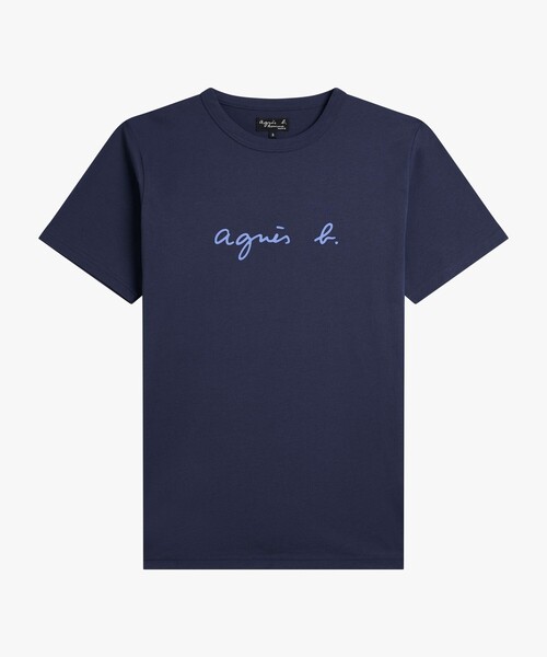 agnes b.（アニエスベー） tシャツ メンズ ロゴ プリント 半袖 Tシャツ