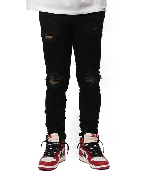 ミニマル mnml mnml（ミニマル） ジーンズ mnml「ミニマル」-X204 CAMO SKINNY FIT