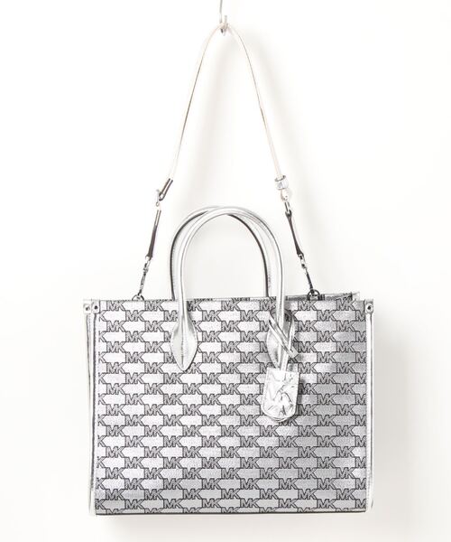 「MICHAEL KORS」 2WAYバッグ FREE シルバー レディースの画像