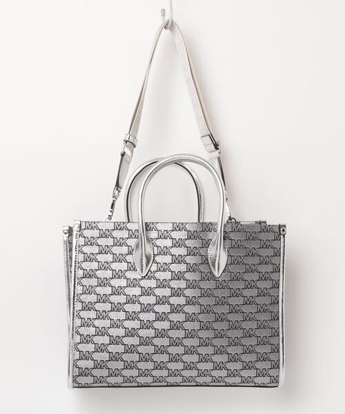 「MICHAEL KORS」 2WAYバッグ FREE シルバー レディースの画像