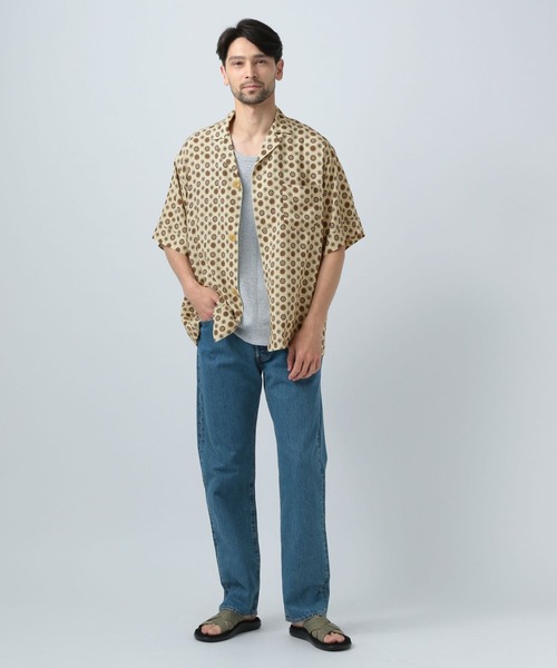 「SUNNY SPORTS」 半袖シャツ MEDIUM グリーン メンズ_画像3