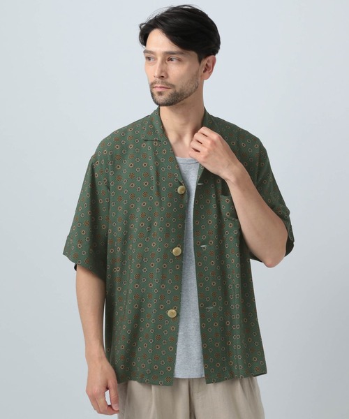 「SUNNY SPORTS」 半袖シャツ MEDIUM グリーン メンズ_画像5
