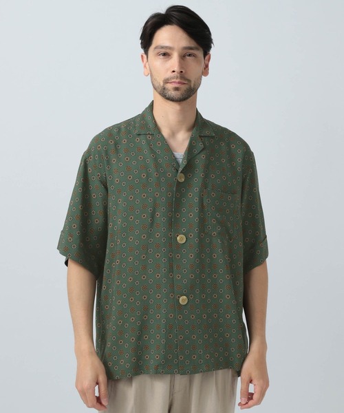 「SUNNY SPORTS」 半袖シャツ MEDIUM グリーン メンズ_画像7