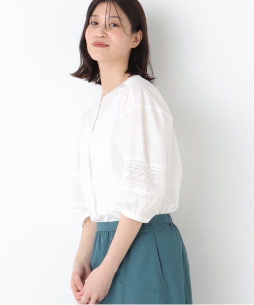 human woman（ヒューマンウーマン） ブラウス シャツ 「ウォッシャブル 