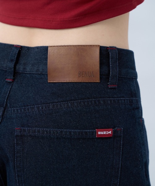 BENUA ワイドパンツ ジーンズ デニム デニムパンツ Wide leg denim