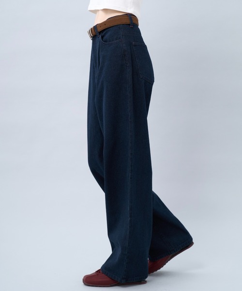 BENUA ワイドパンツ ジーンズ デニム デニムパンツ Wide leg denim