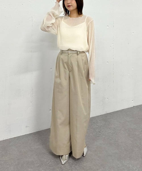 archives（アルシーヴ） tシャツ シアー楊柳TOPS／ レディース