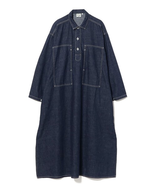 orslow×beams boy 別注　デニムワンピース BEAMS BOY（ビームス ボーイ） ワンピース orSlow / PULLOVER DENIM