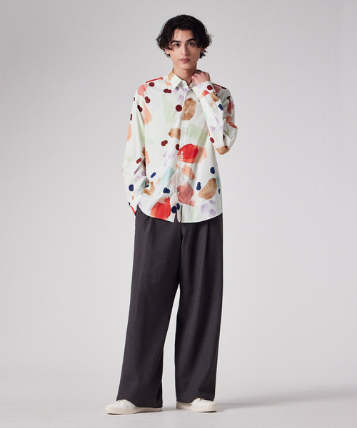 PS Paul Smith シャツ ニュアンスフローラル プリントシャツ / 162755