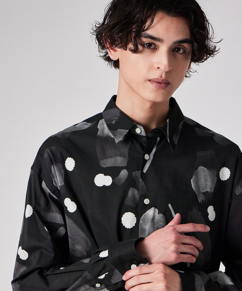 PS Paul Smith シャツ ニュアンスフローラル プリントシャツ / 162755
