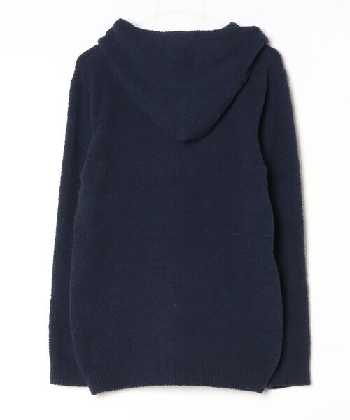 「Kashwere」 ニットカーディガン M ネイビー レディース_画像2