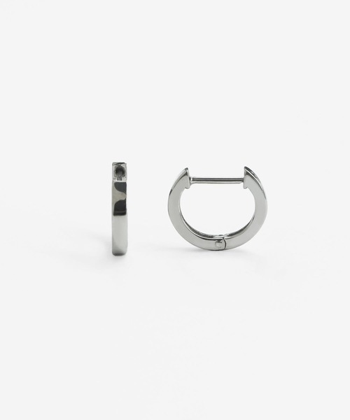ピアス 「SV」ストレートフープピアス/ユニセックス　ニッケルフリー/金属アレルギー対応「動画あり」 レディース メンズの画像