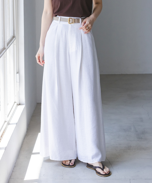 NOBLE（ノーブル） ワイドパンツ パンツ 「追加・新色・セットアップ