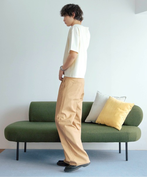 Zooodle ワイドパンツ チノパン Button fly chino pants - ボタン