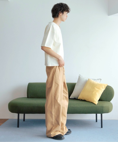 Zooodle ワイドパンツ チノパン Button fly chino pants - ボタン