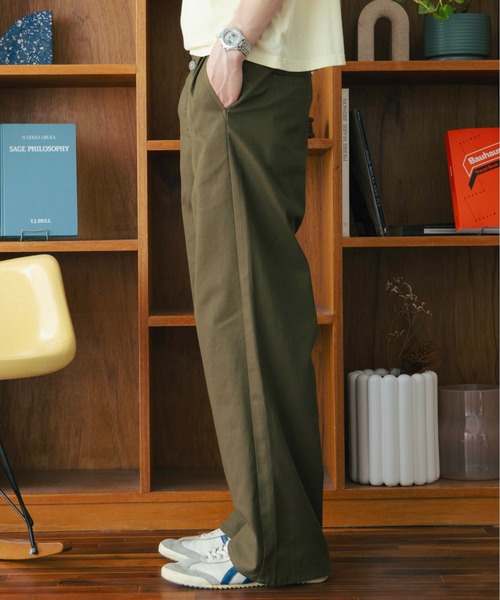 Zooodle ワイドパンツ チノパン Button fly chino pants - ボタン