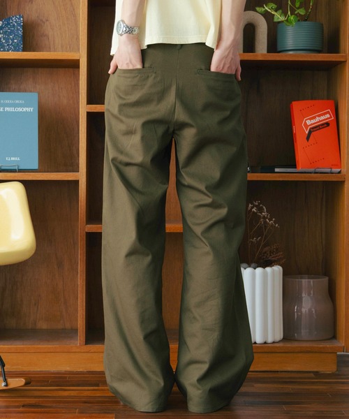 Zooodle ワイドパンツ チノパン Button fly chino pants - ボタン