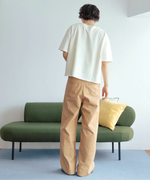 Zooodle ワイドパンツ チノパン Button fly chino pants - ボタン