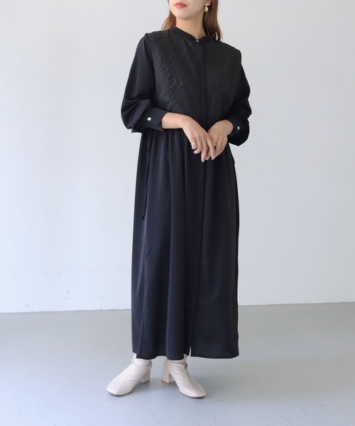 「HER CLOSET」 長袖ワンピース M ブラック レディース_画像5