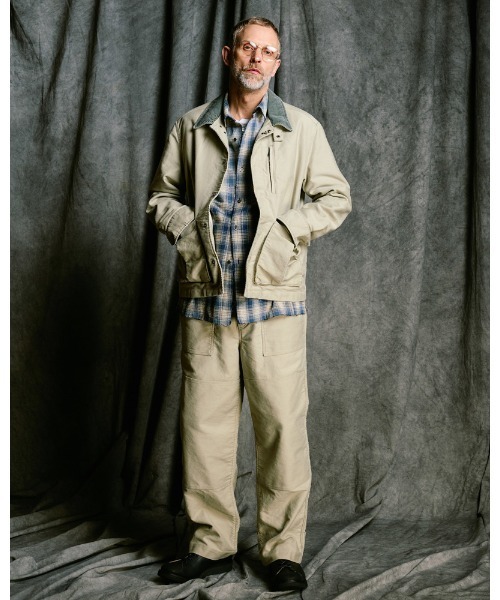 シャツ aging loose check shirt メンズの画像