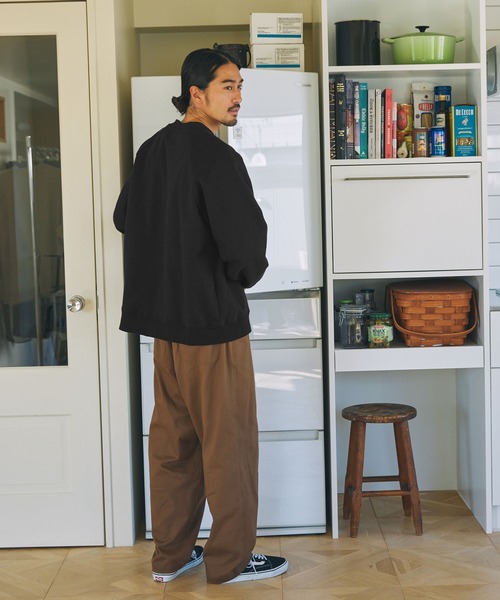 「THE CRAFT CREW PRODUCTS」 スウェットカットソー L グレイッシュベージュ メンズ_画像5