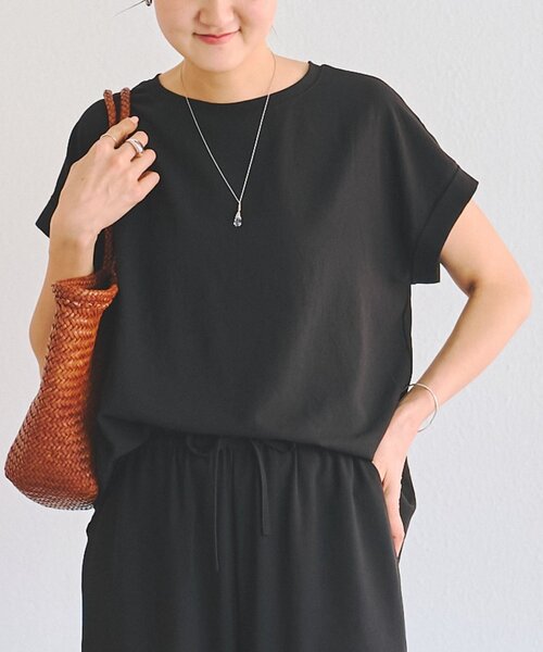 ビアズリー 新品未使用　ブラックトップス BEARDSLEY（ビアズリー） ブラウス シャツ ストレッチジョーゼット