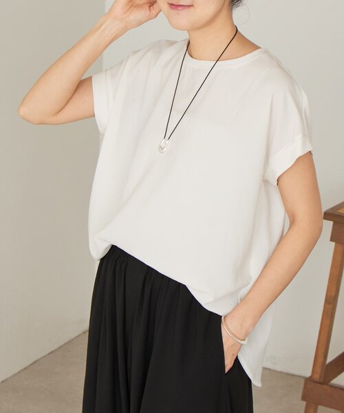 BEARDSLEY（ビアズリー） ブラウス シャツ ストレッチジョーゼット