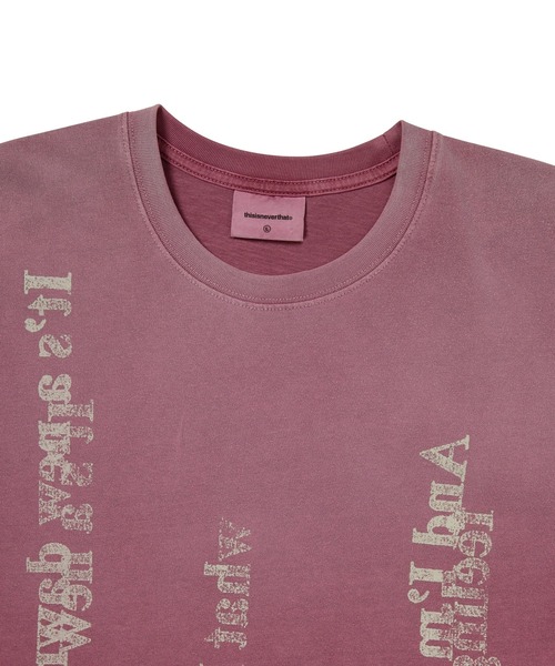 thisisneverthat（ディスイズネバーザット） tシャツ Lyrics Tee