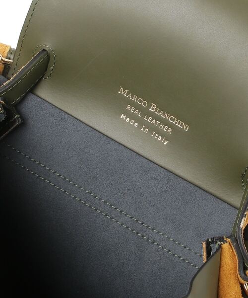 「MARCO BIANCHINI」 2WAYバッグ - グリーン レディース_画像4