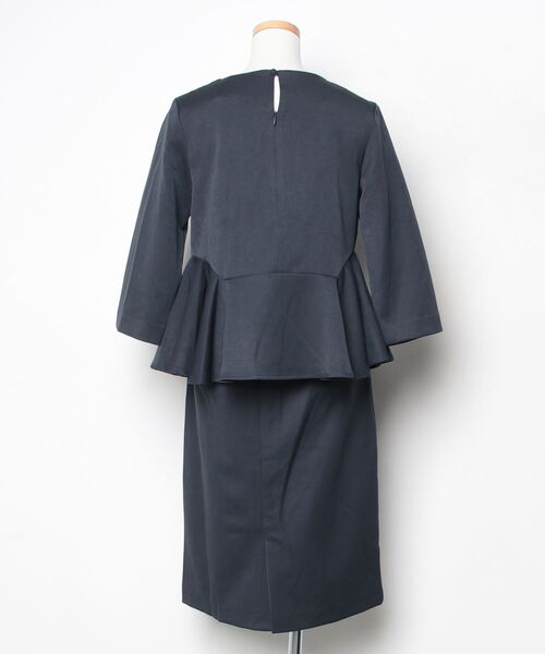 「DRESS LAB」 スカートスーツ M ネイビー レディース_画像2