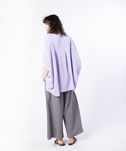 OSMOSIS（オズモーシス） パンツ 切替タックパンツ レディース