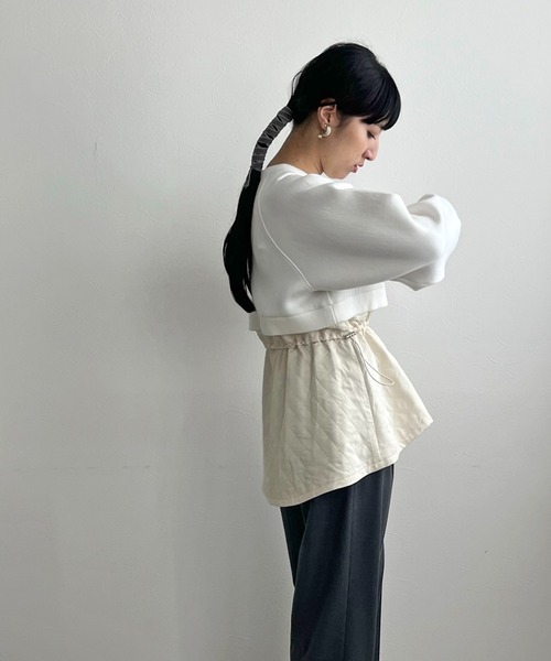 「LHELBIE」 長袖カットソー M ブラック レディース_画像4