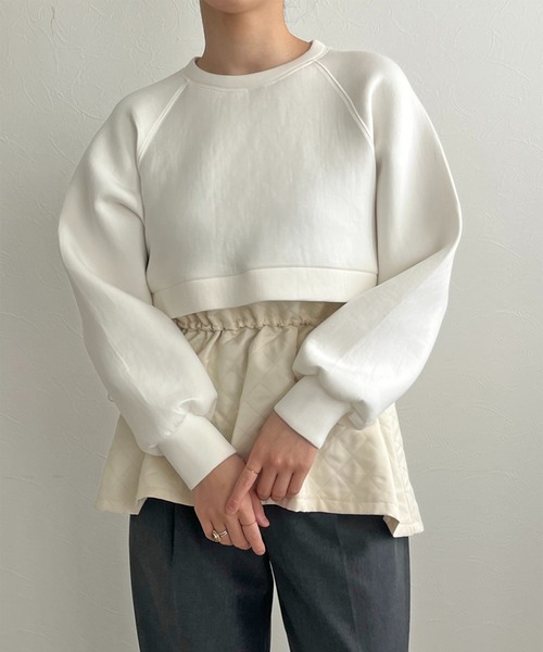 「LHELBIE」 長袖カットソー M ブラック レディース_画像9