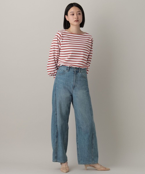 「A part by」 長袖カットソー FREE レッド レディース_画像5