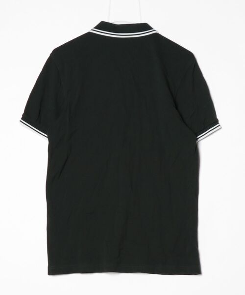 「FRED PERRY」 半袖ポロシャツ M ダークグリーン レディース_画像2