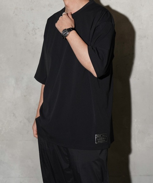 「TAION」 半袖Tシャツ SMALL ダークネイビー メンズ_画像4