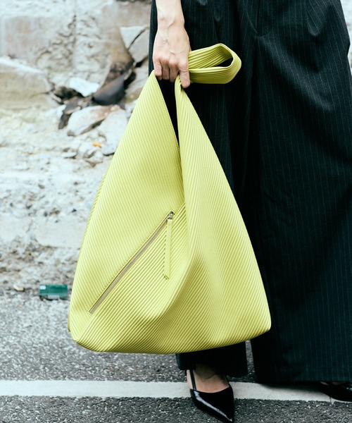cii【Pleats Art Bag / プリーツアートバッグ】 cii ハンドバッグ 「UNISEX」Pleats Art Bag / プリーツアートバッグ