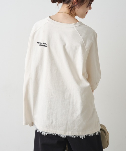 tシャツ USAコットン カレッジロゴTシャツ レディースの画像