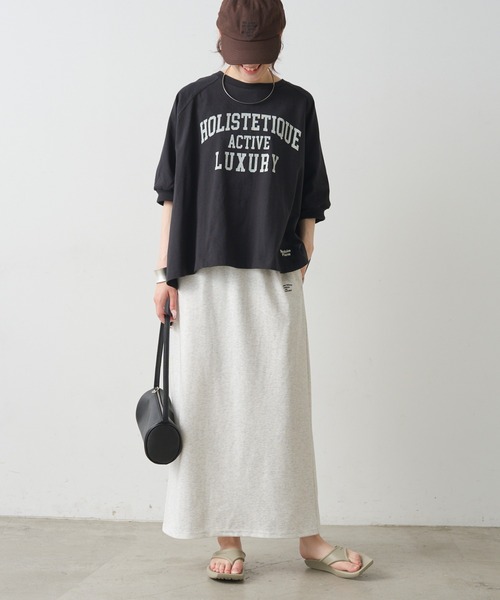 tシャツ USAコットン カレッジロゴTシャツ レディースの画像