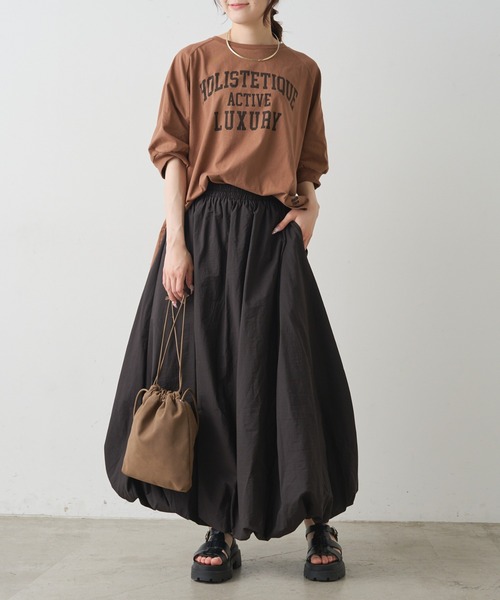 tシャツ USAコットン カレッジロゴTシャツ レディースの画像
